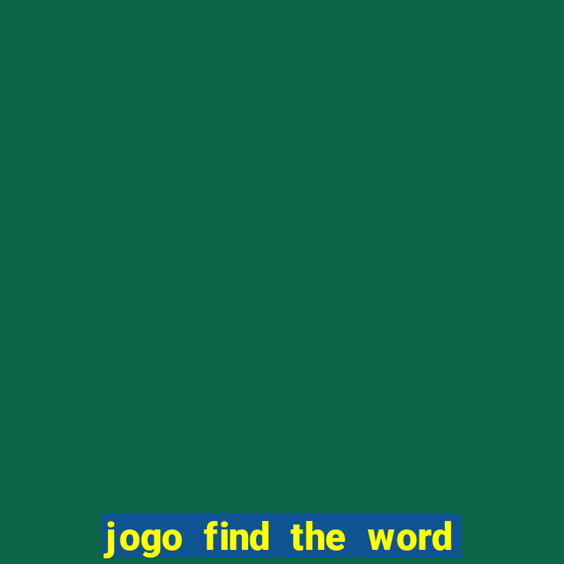 jogo find the word paga mesmo